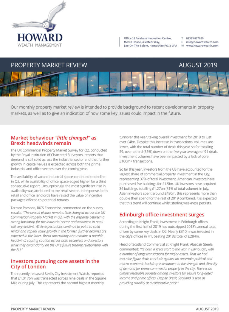 TOMD Property Review Market August 2019 1