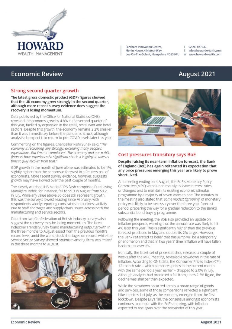 Economic Review August 2021 page 001