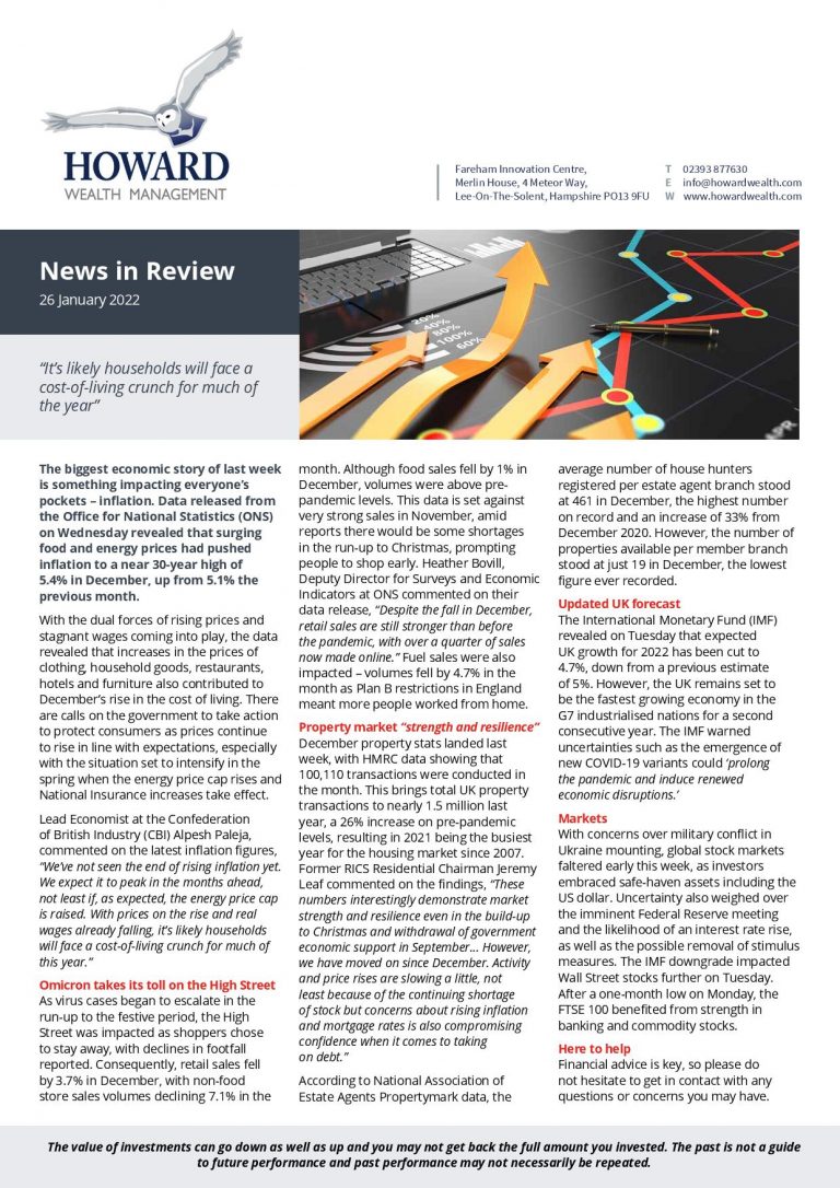 News in Review 26th January 2022 page 001