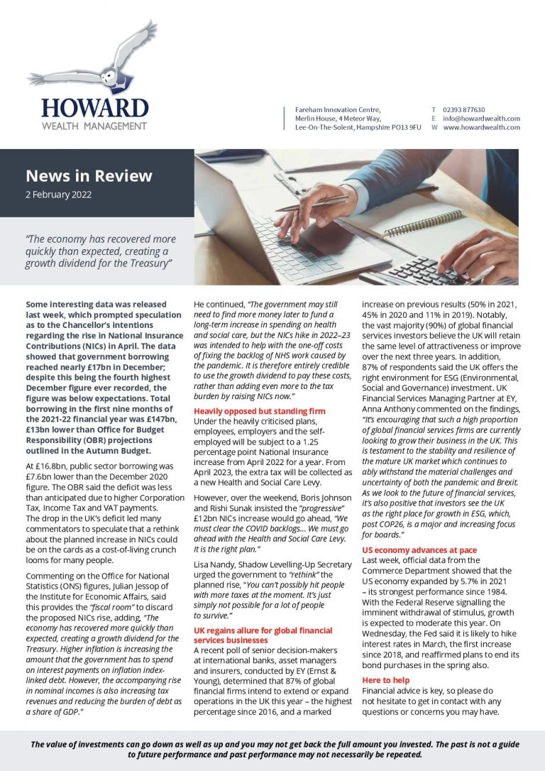 News in Review 2nd February 2022 page 001
