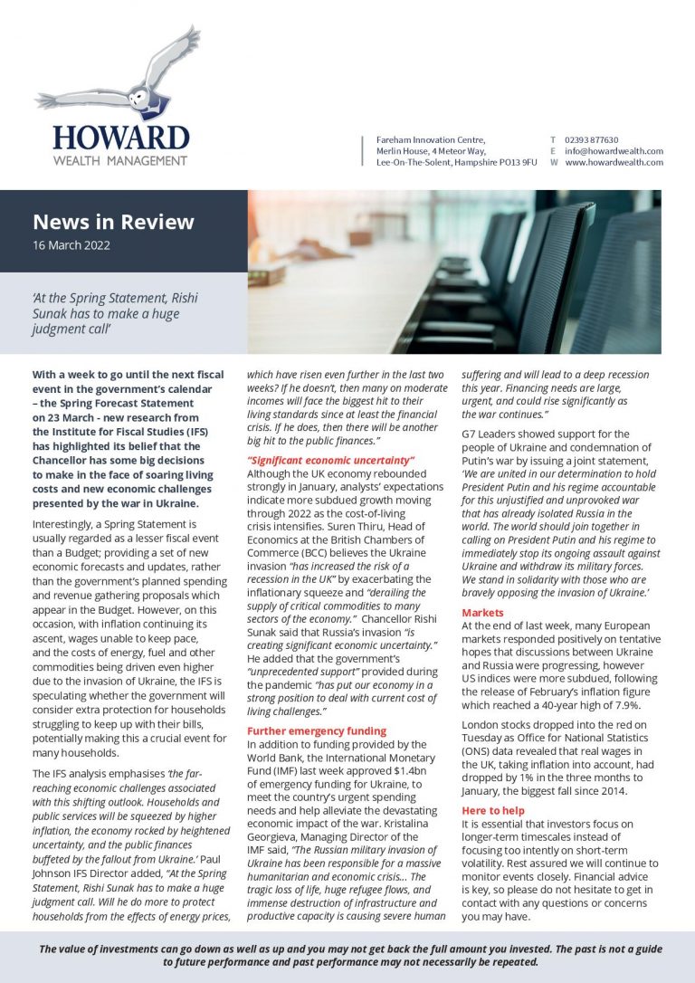 News in Review 16th March 2022 page 001