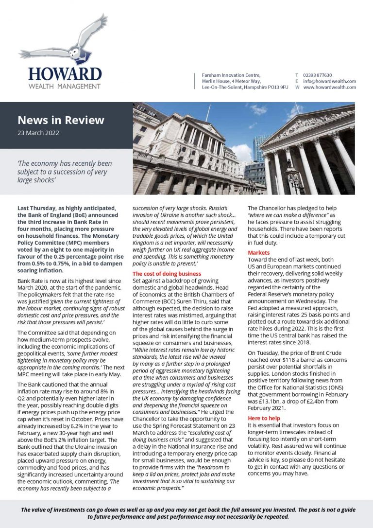 News in Review 23rd March 2022 page 001