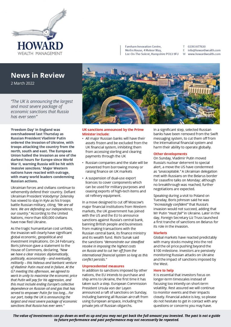 News in Review 2nd March 2022 page 001