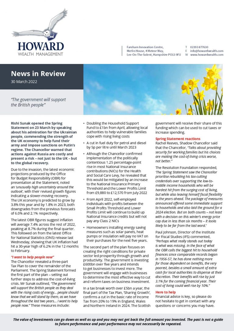 News in Review 30th March 2022 page 001