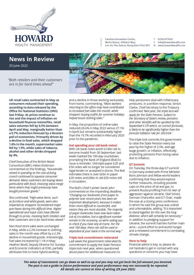 News in Review 29th June 2022