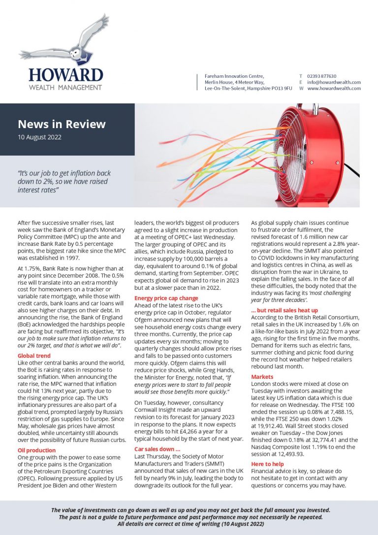 News in Review 10th August 2022