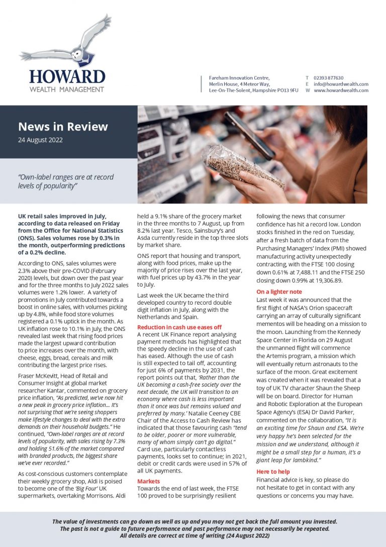 News in Review 24th August 2022