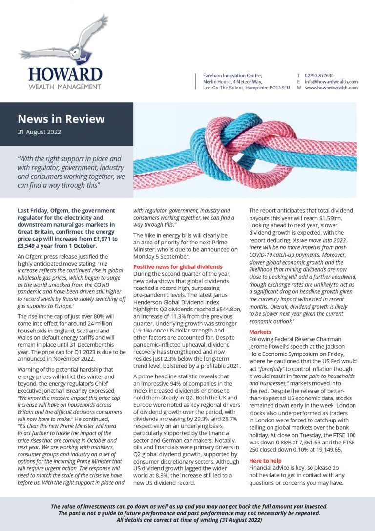 News in Review 31st August 2022