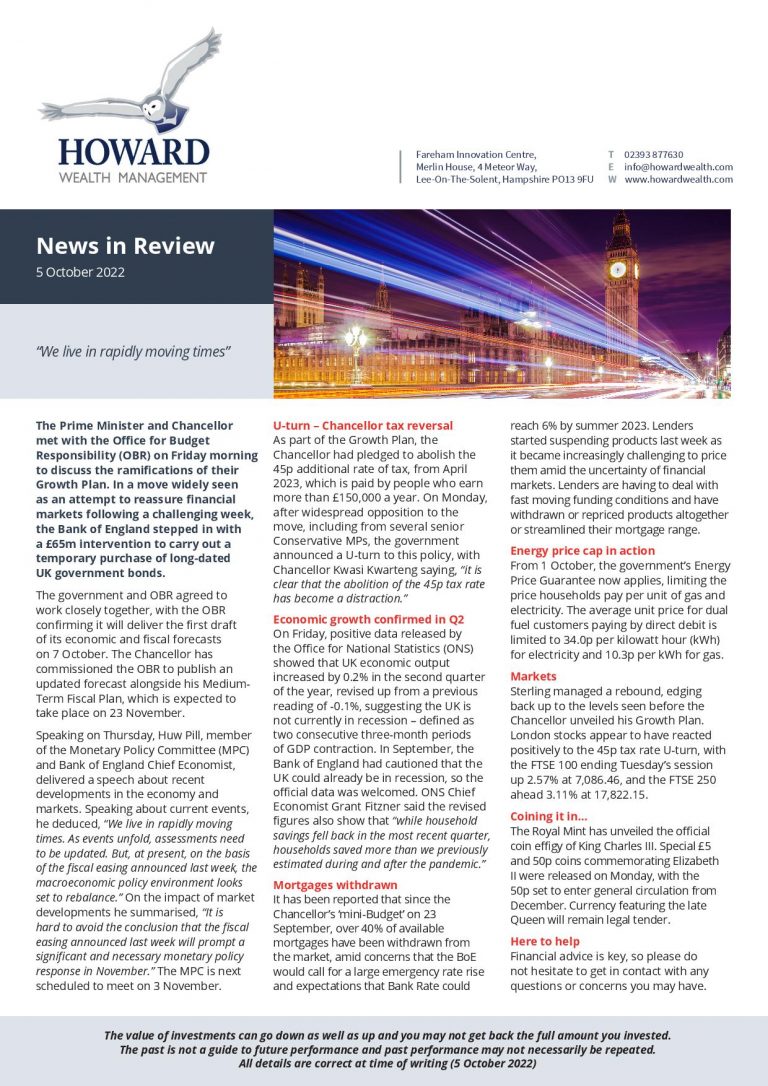 News in Review 5th October 2022