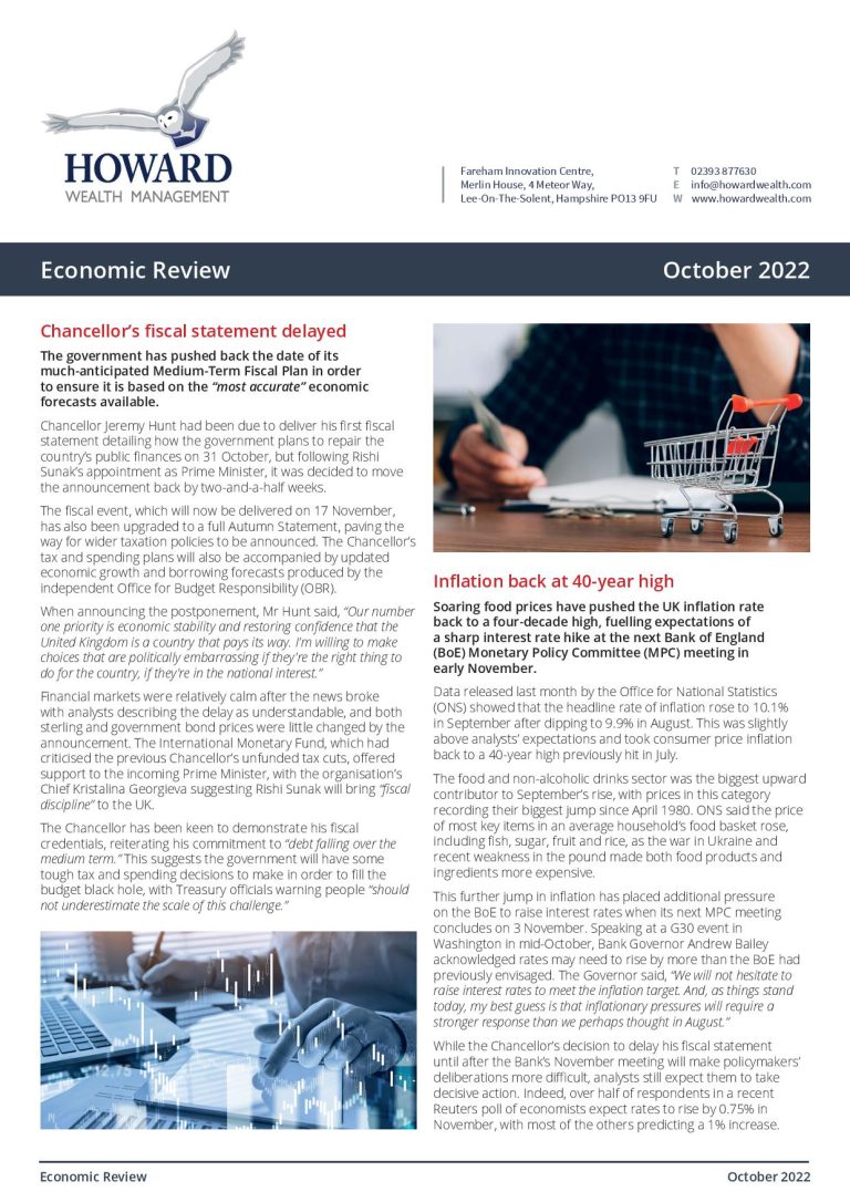 Economic Review October 2022