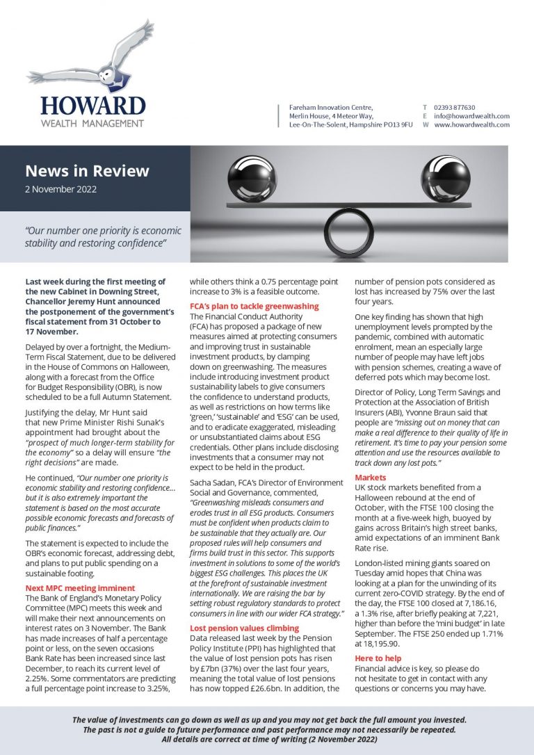 News in Review 2th November 2022