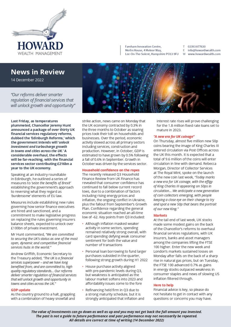 News in Review 14th December 2022