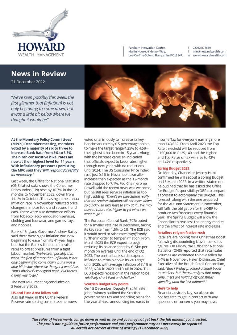 News in Review 21th December 2022
