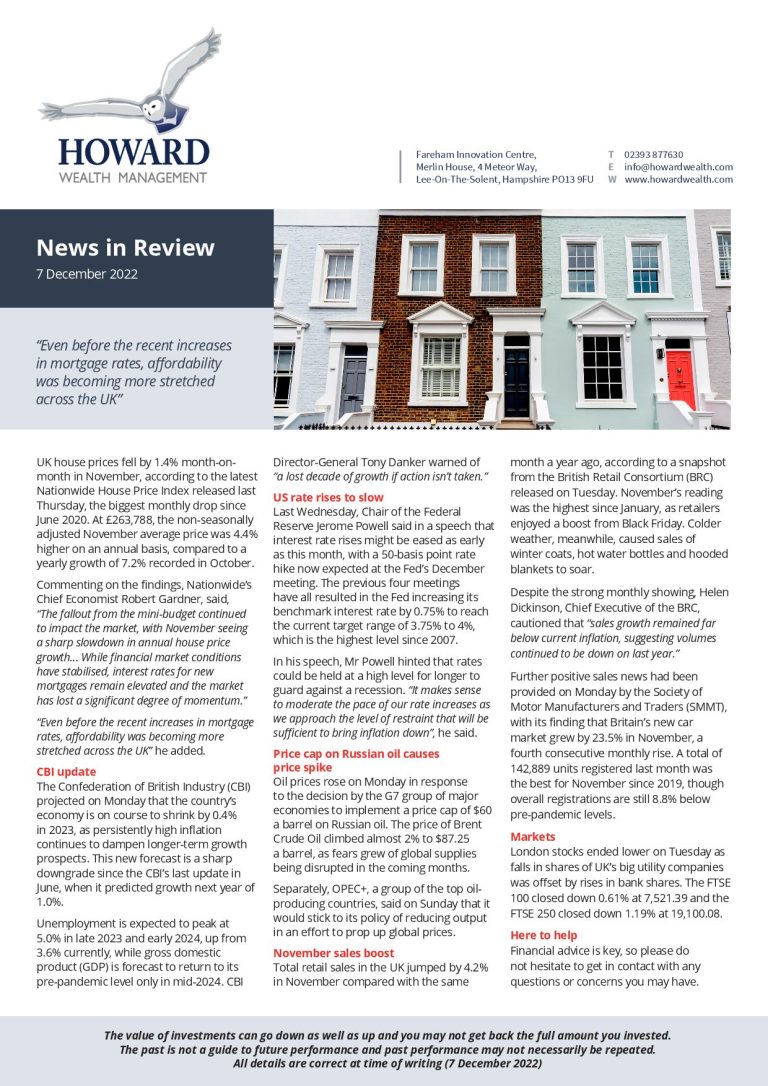 News in Review 7th December 2022