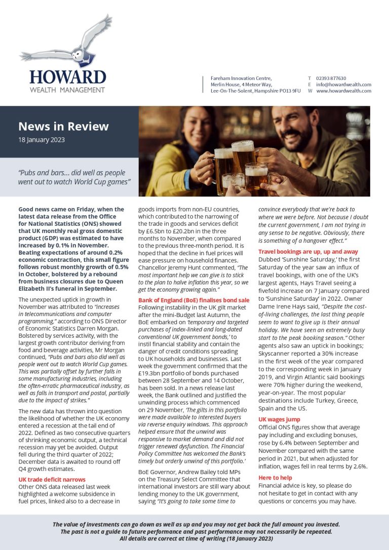 News in Review 18th January 2023