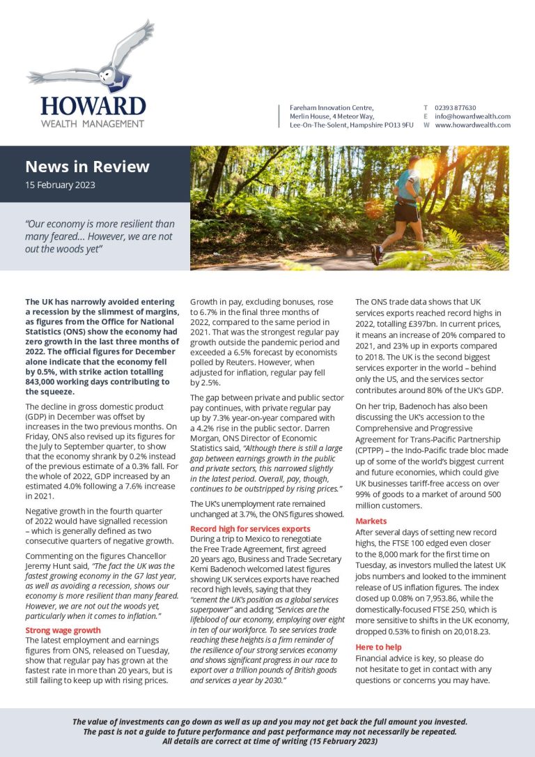News in Review 15th February 2023