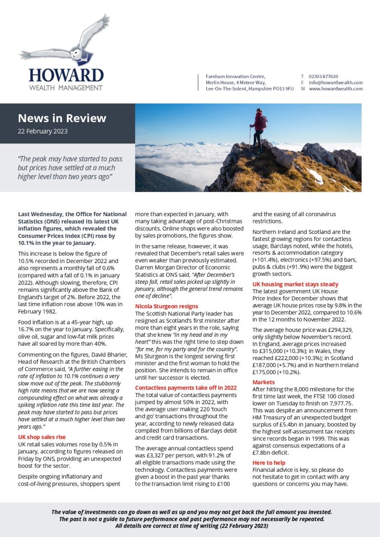 News in Review 22th February 2023