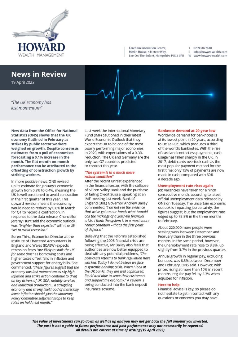News in Review 19th April 2023
