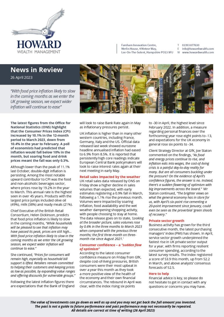 News in Review 26th April 2023