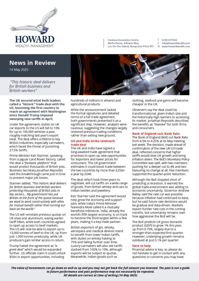 News in Review 14th May 2025