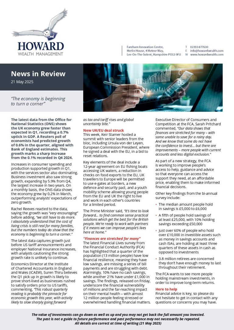 News in Review 21st May 2025