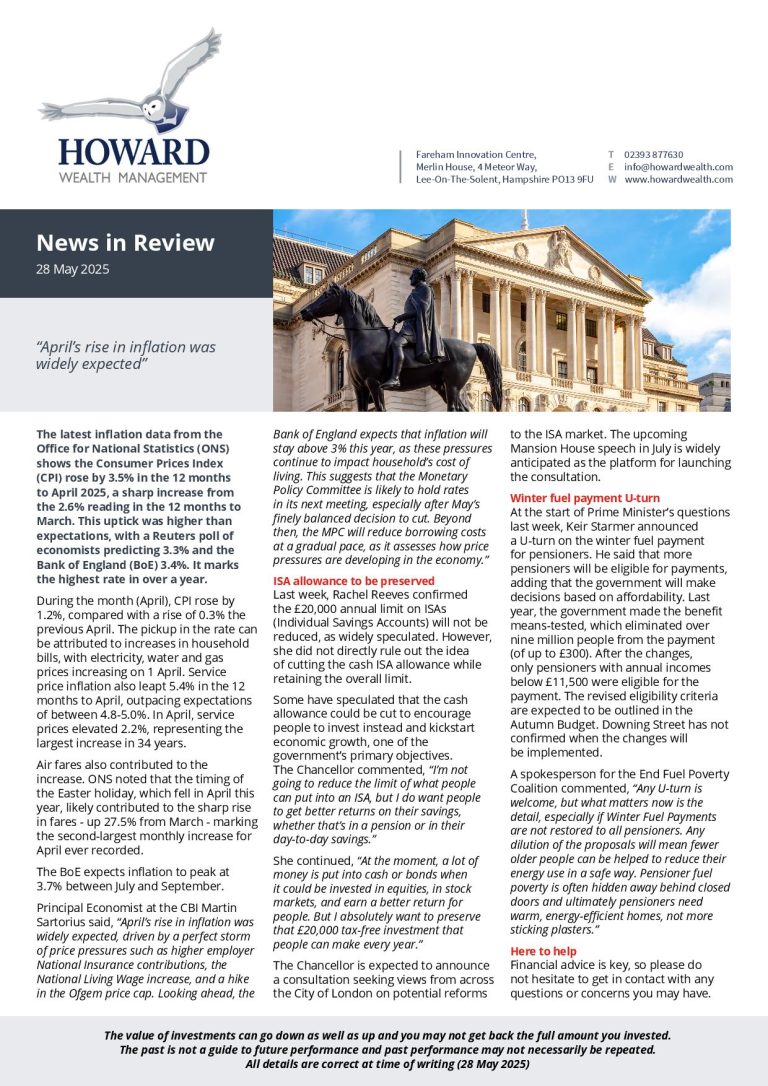 News in Review 28th May 2025