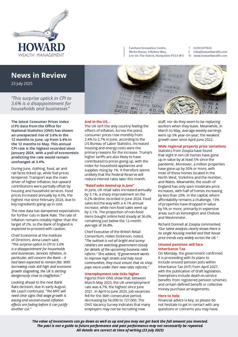 News in Review 23rd July 2025