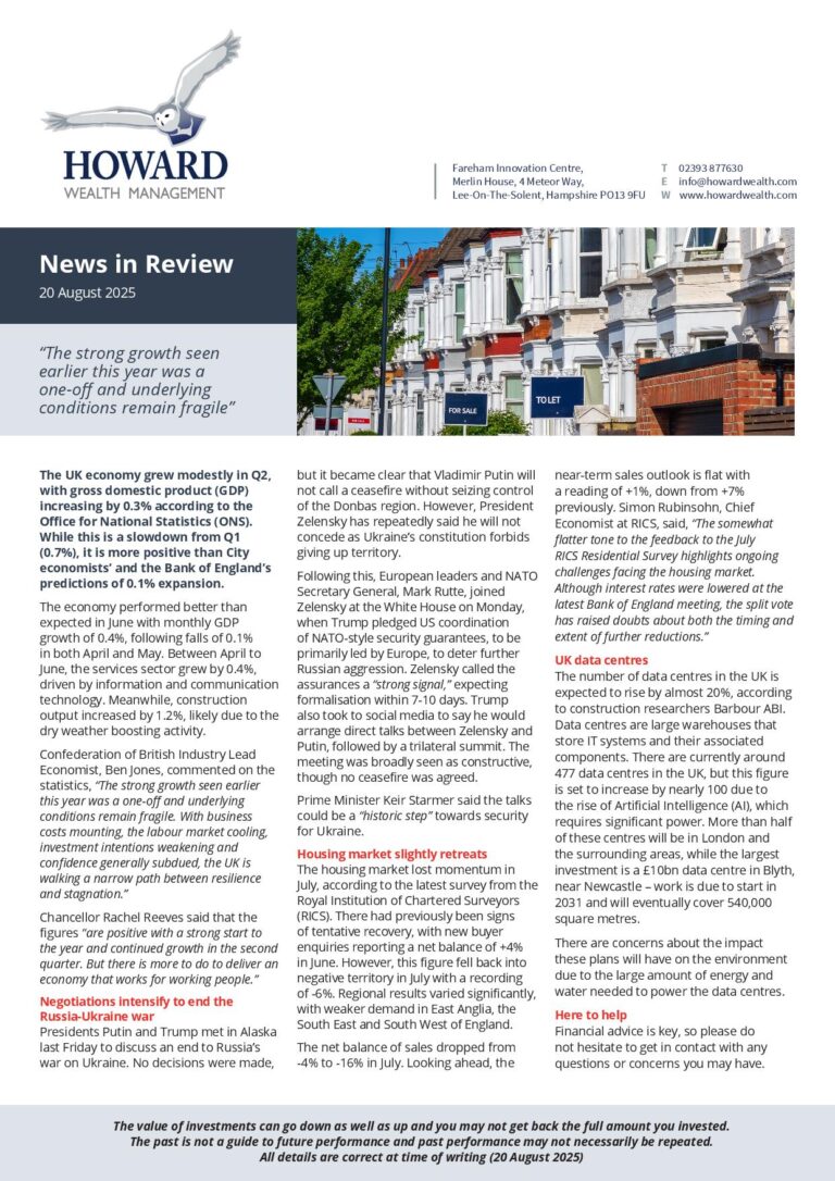 News in Review 20th August 2025