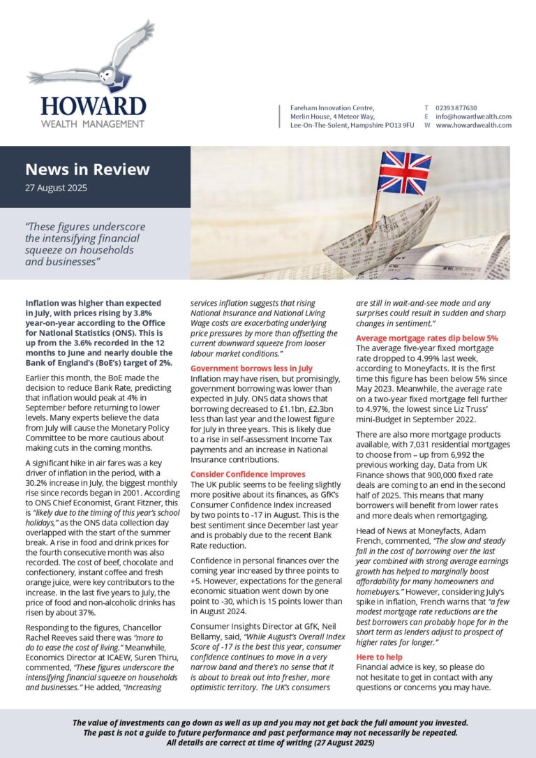 News in Review 27th August 2025