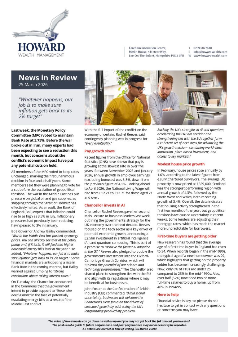 News in Review 25th March 2026