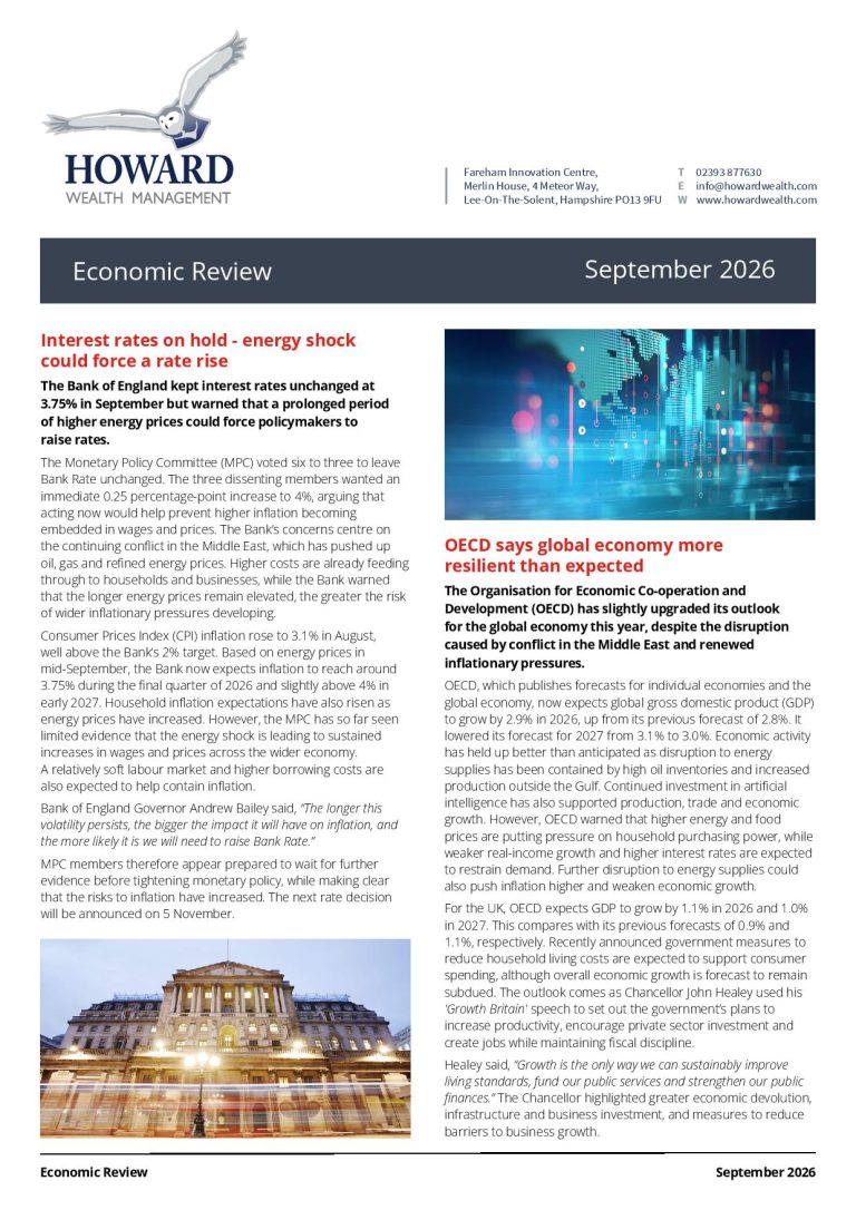 Economic Review September 2026